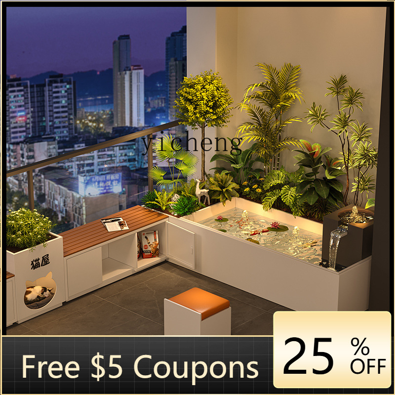 Garden Balcony Flower Box Sitt – Bonsai Garden Chinese Garden recenzja i cena
