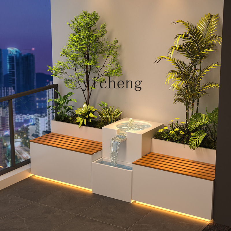 Garden Balcony Flower Box Sitt – Bonsai Garden Chinese Garden recenzja i cena