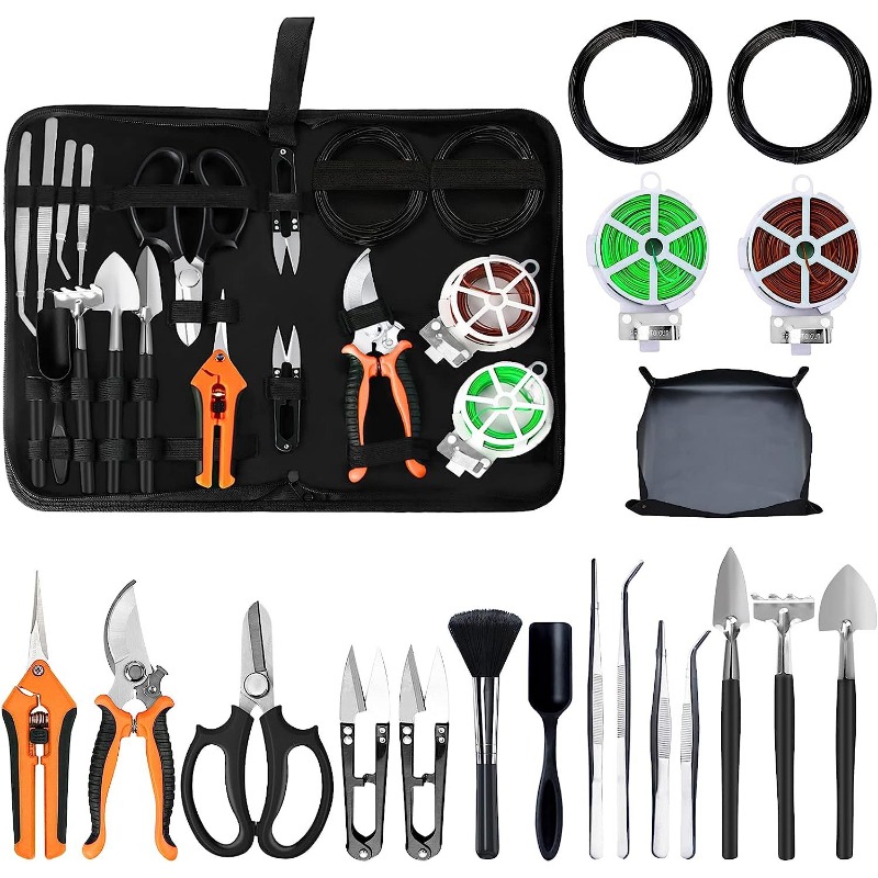 19pcs/set  Multifunctional Bon – Bonsai Tool Set recenzja i cena