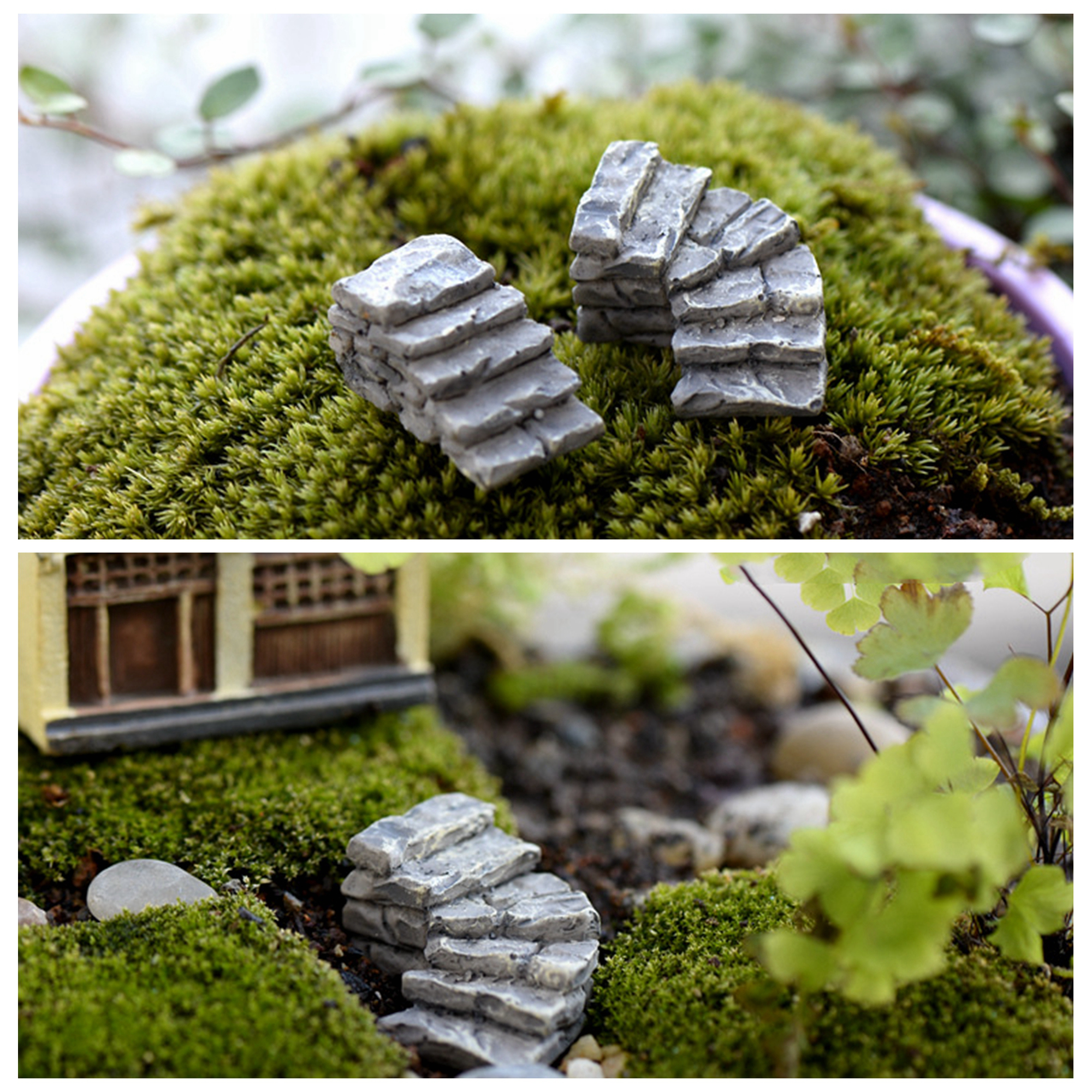 8pcs Miniature Fairy Garden Ac – Bonsai Garden Chinese Garden recenzja i cena