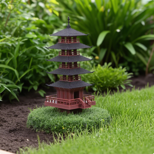 Garden Aquarium Bonsai Decor M – Bonsai Garden Chinese Garden recenzja i cena