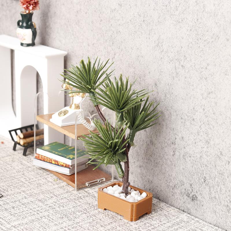 1Pcs 1/12 Dollhouse Simulation – Bonsai Gardener recenzja i cena