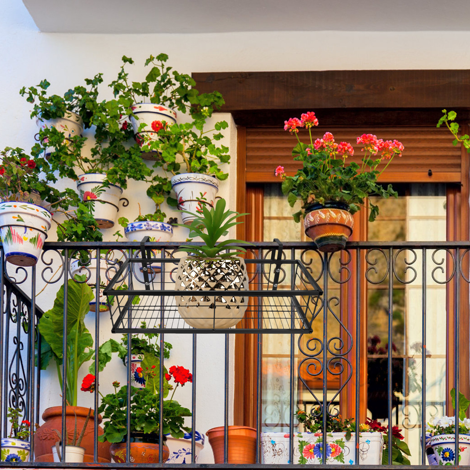 1Pcs Balcony Hanging Flower Po – Bonsai Gardener recenzja i cena