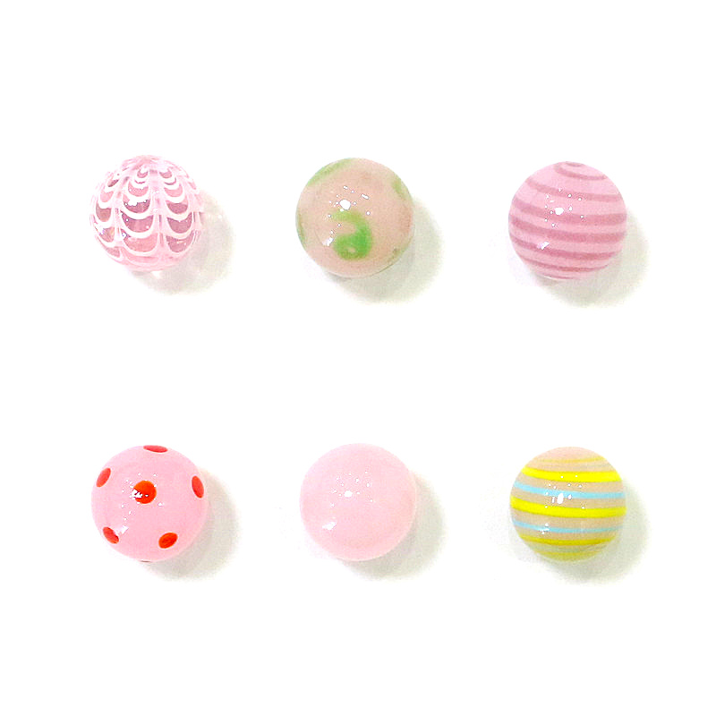 6pcs 16mm Rare Glass Marbles B – Bonsai Garden Chinese Garden recenzja i cena
