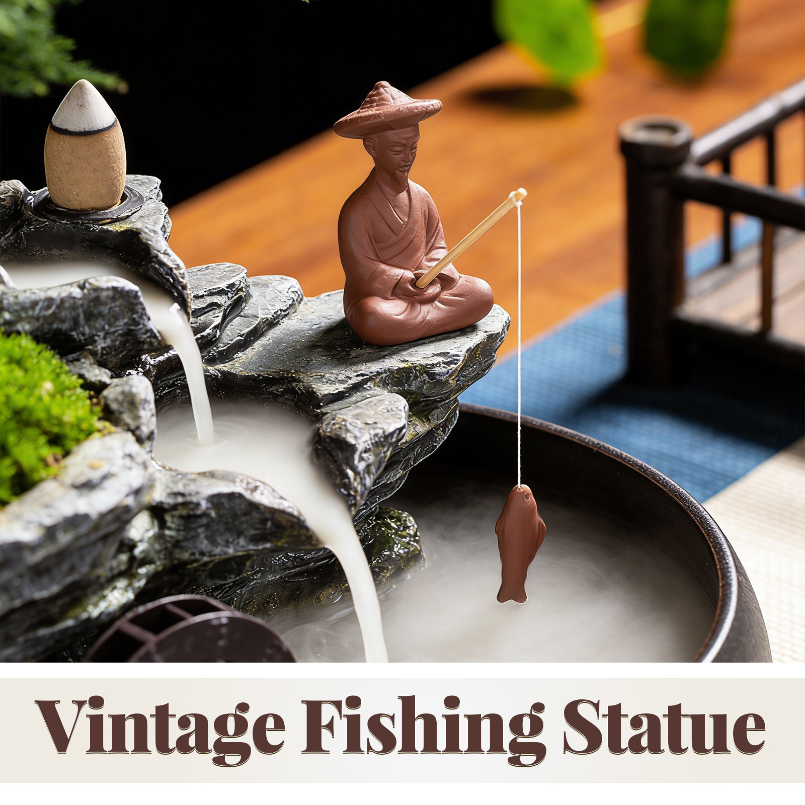 Miniature Chinese Fisherman St – Bonsai Garden Chinese Garden recenzja i cena
