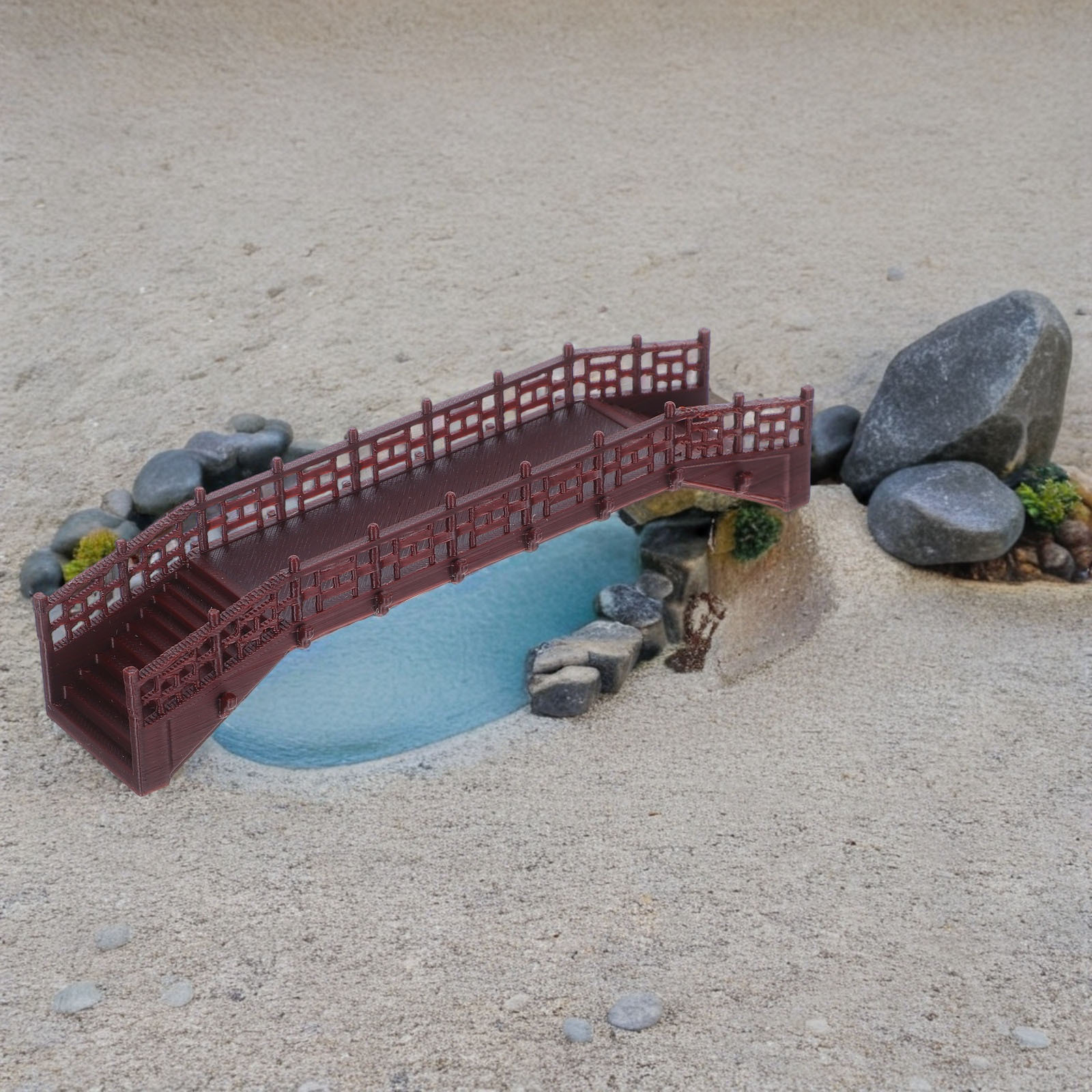 Miniature Bridge Chinese Style – Bonsai Garden Chinese Garden recenzja i cena